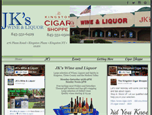 Tablet Screenshot of jkswineandliquor.com